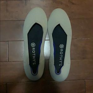 Rothy’s The Flat Flax Birdseye Shoes